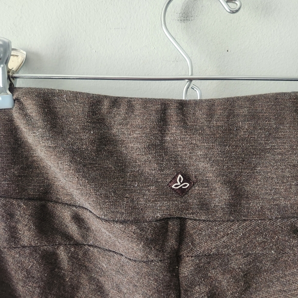 Prana Brown Moto Knit Skinny Leggings Medium - Picture 9 of 12